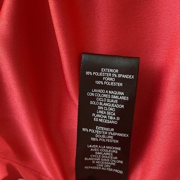 Jessica Howard Pink Orange Ruffle Sleeves Mini Dress size 14 - Picture 6 of 6